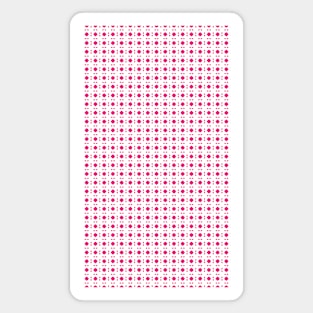 Pink Shape Shifters: Geometric Pattern Magnet